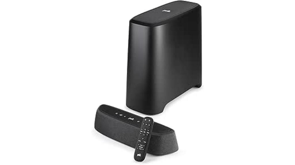 compact soundbar with subwoofer