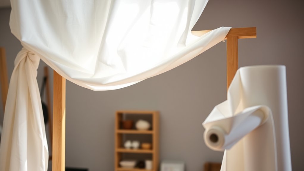 affordable white fabric availability