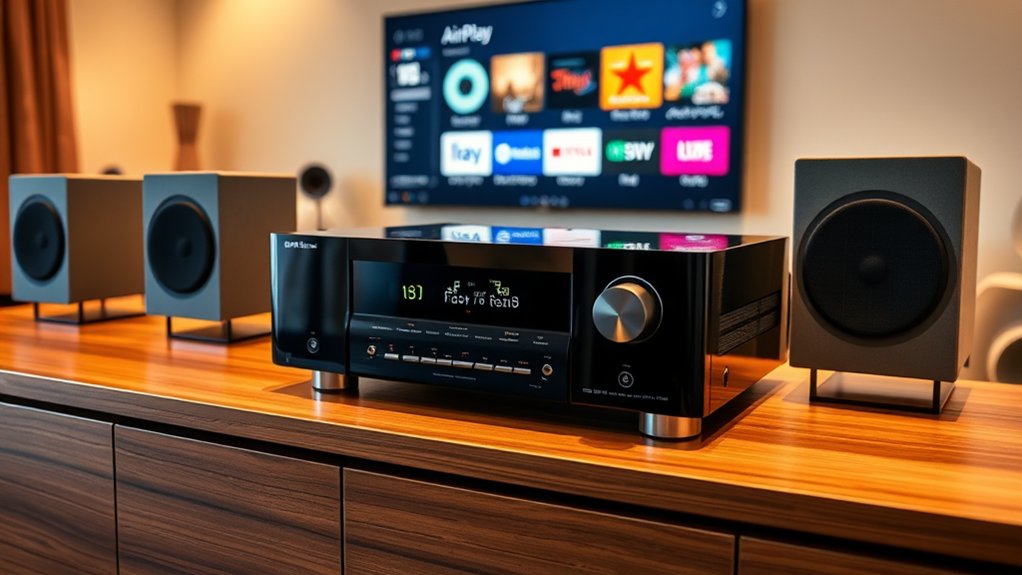 av receivers compatible airplay