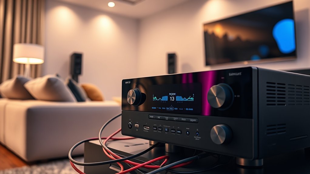 av receivers with calibration software