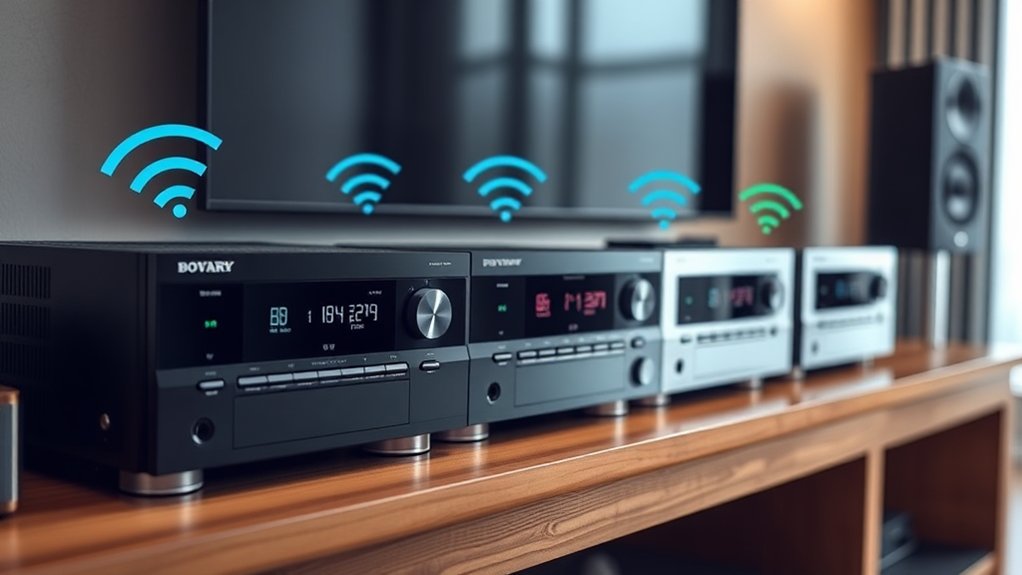 av receivers with connectivity options
