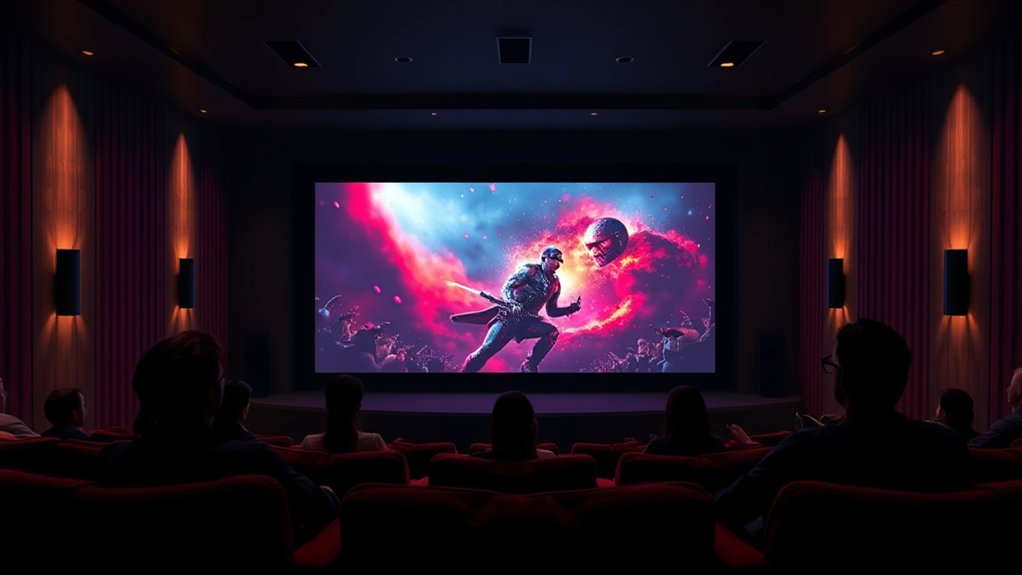 balanced cinematic viewing experience