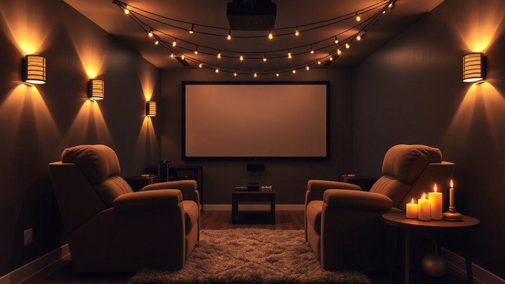cozy ambient movie lighting