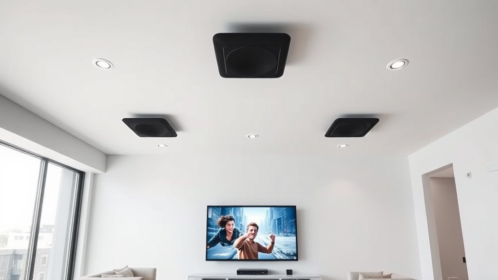 discreet stylish ceiling speakers
