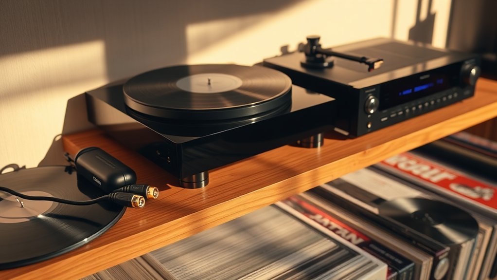 external phono preamp installation