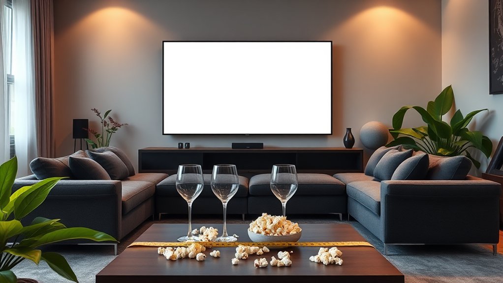 home theater viewing distance