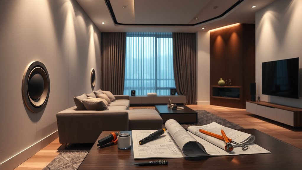 in wall speaker installation tips