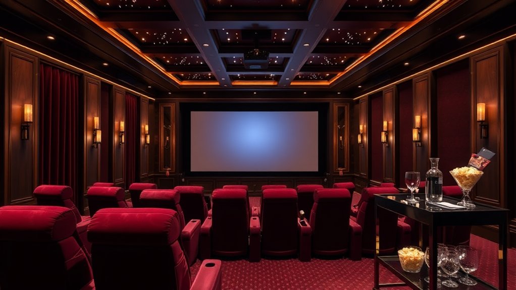 luxury cinema room design