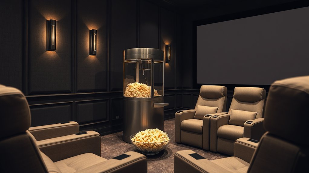 manage popcorn machine noise