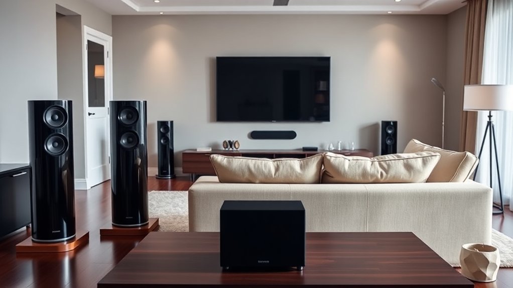 optimal home theater arrangement