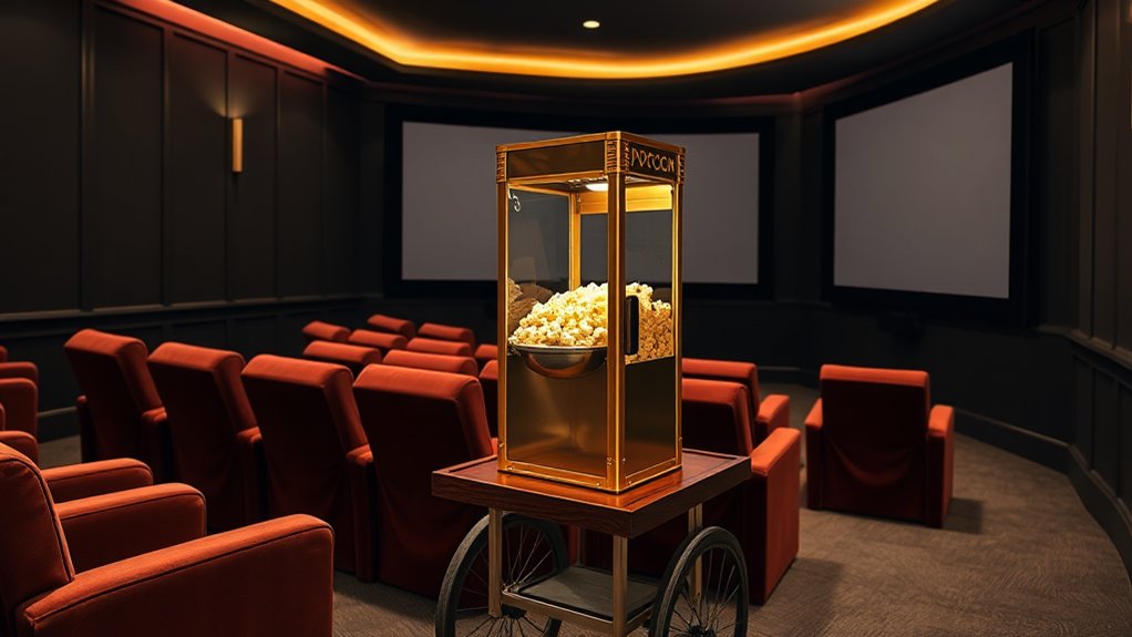 optimal popcorn machine location