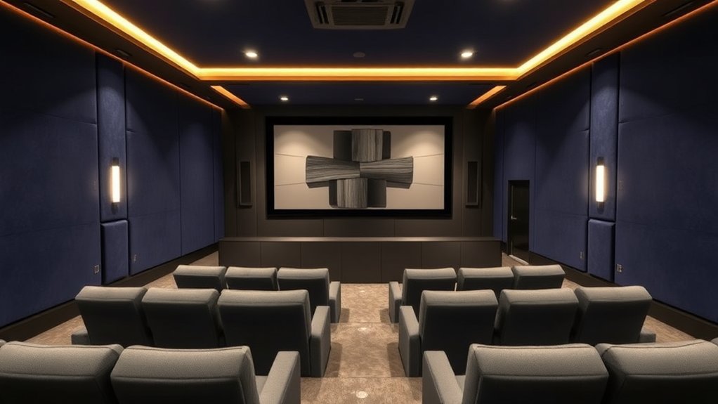 optimal theater sound dimensions