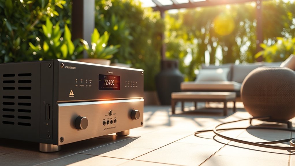 outdoor speaker power requirements