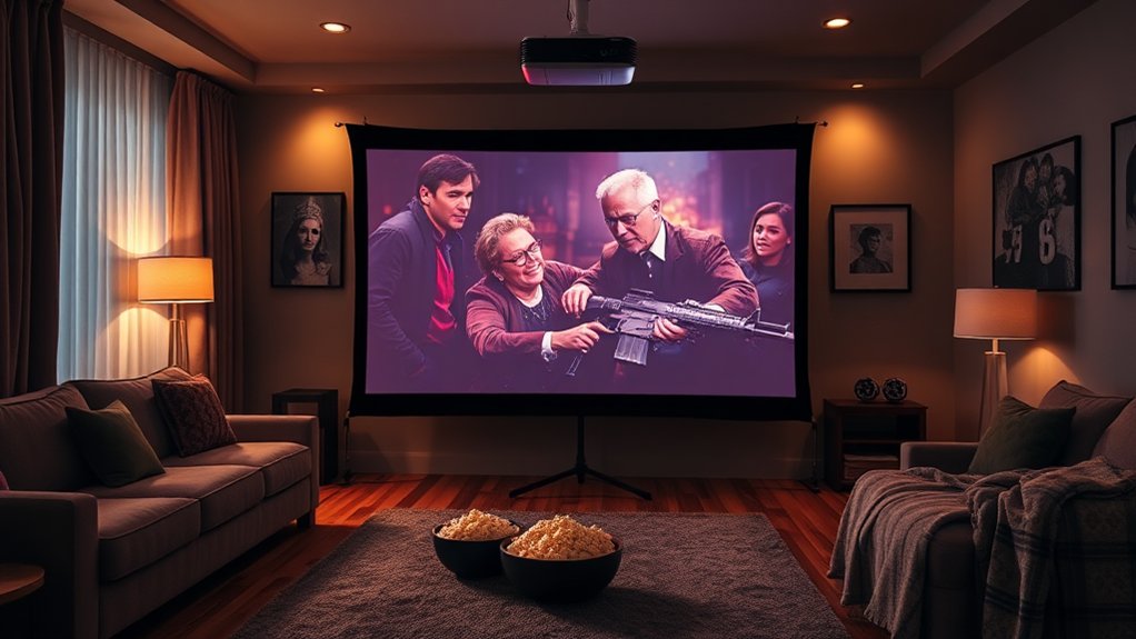 portable screens enhance viewing experience