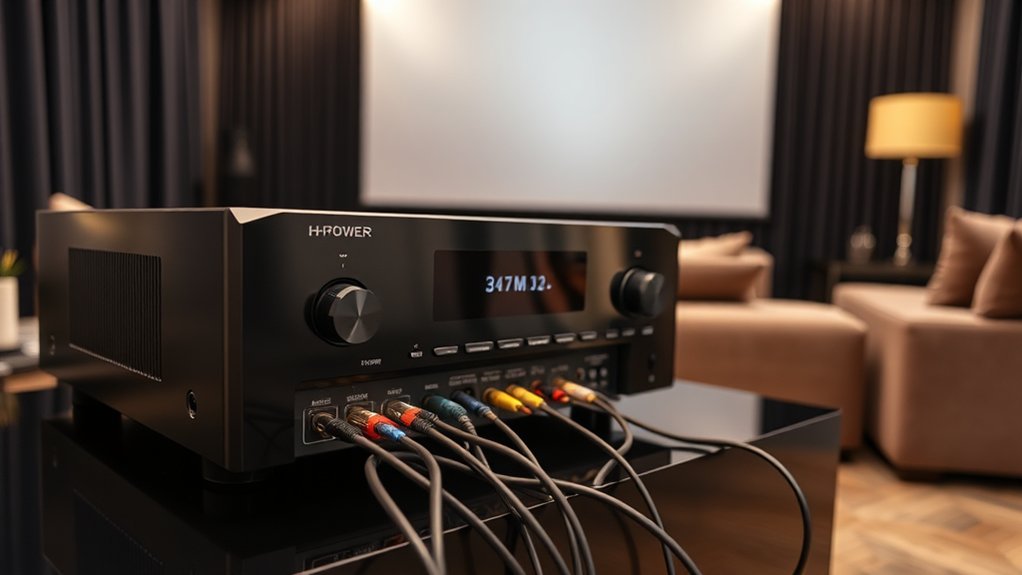 proper av connection setup