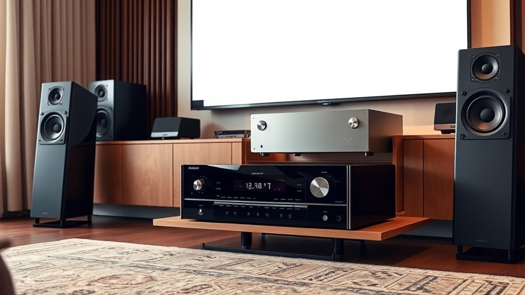 receiver versus amplifier choice