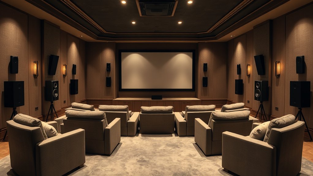 room acoustics and layout