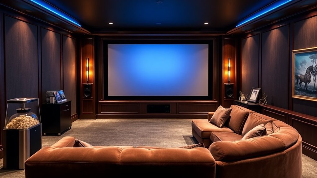 screen size and placement