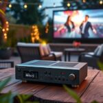 selecting outdoor theater amplifier