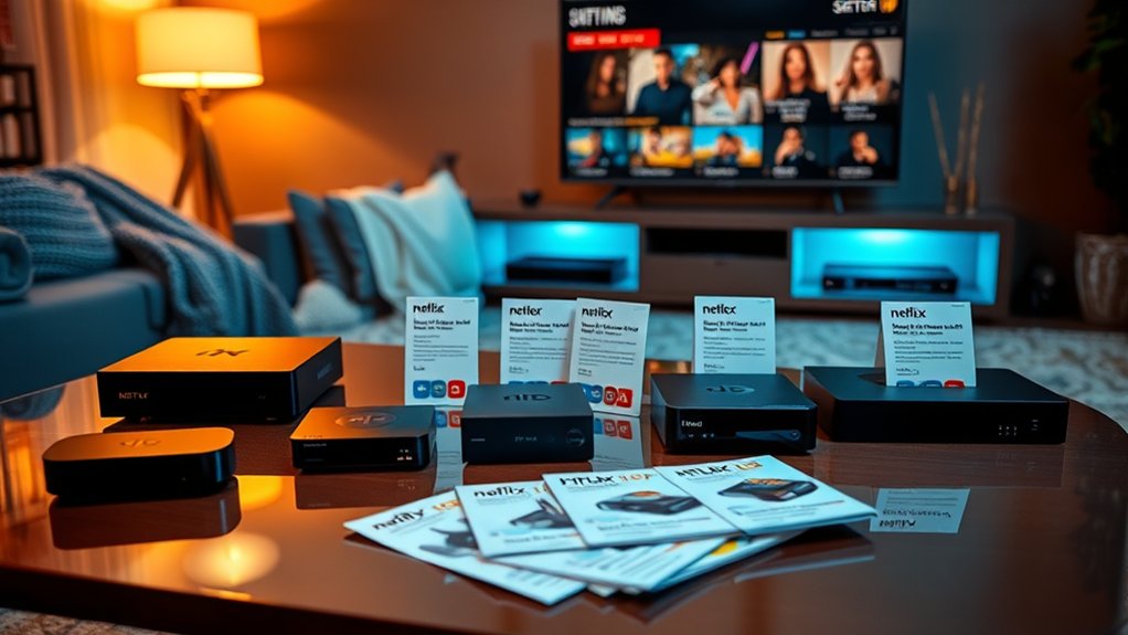 selecting subscription streaming devices