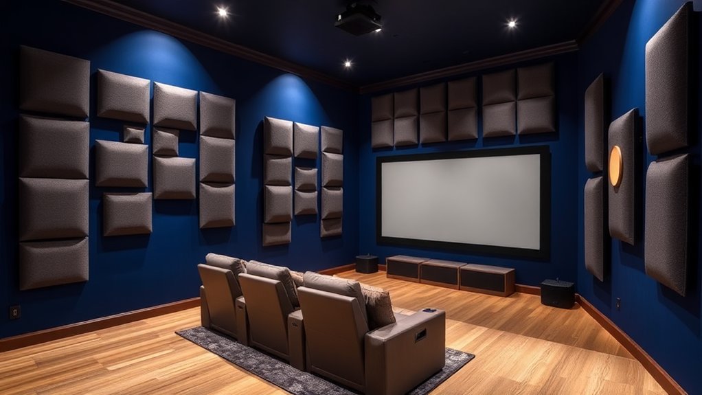 sound control through paneling