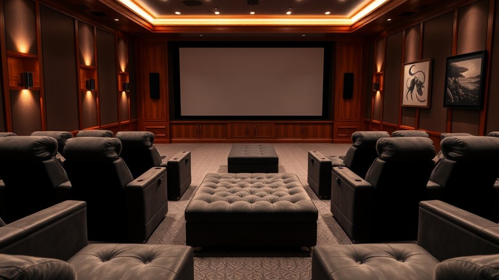 stylish functional home theater