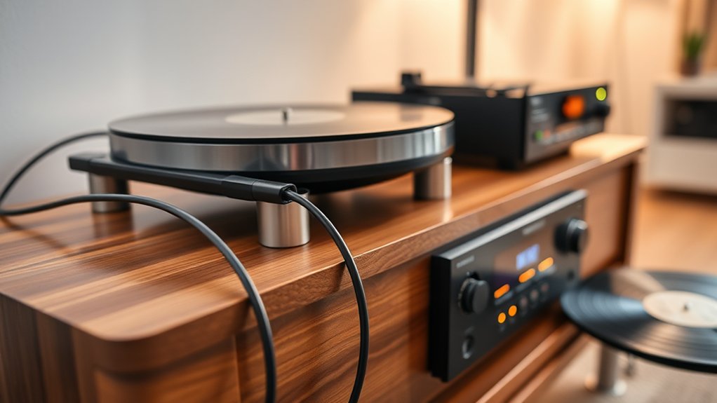 turntable setup and placement