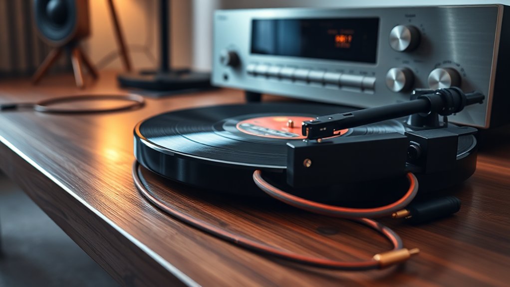 turntable to av receiver setup